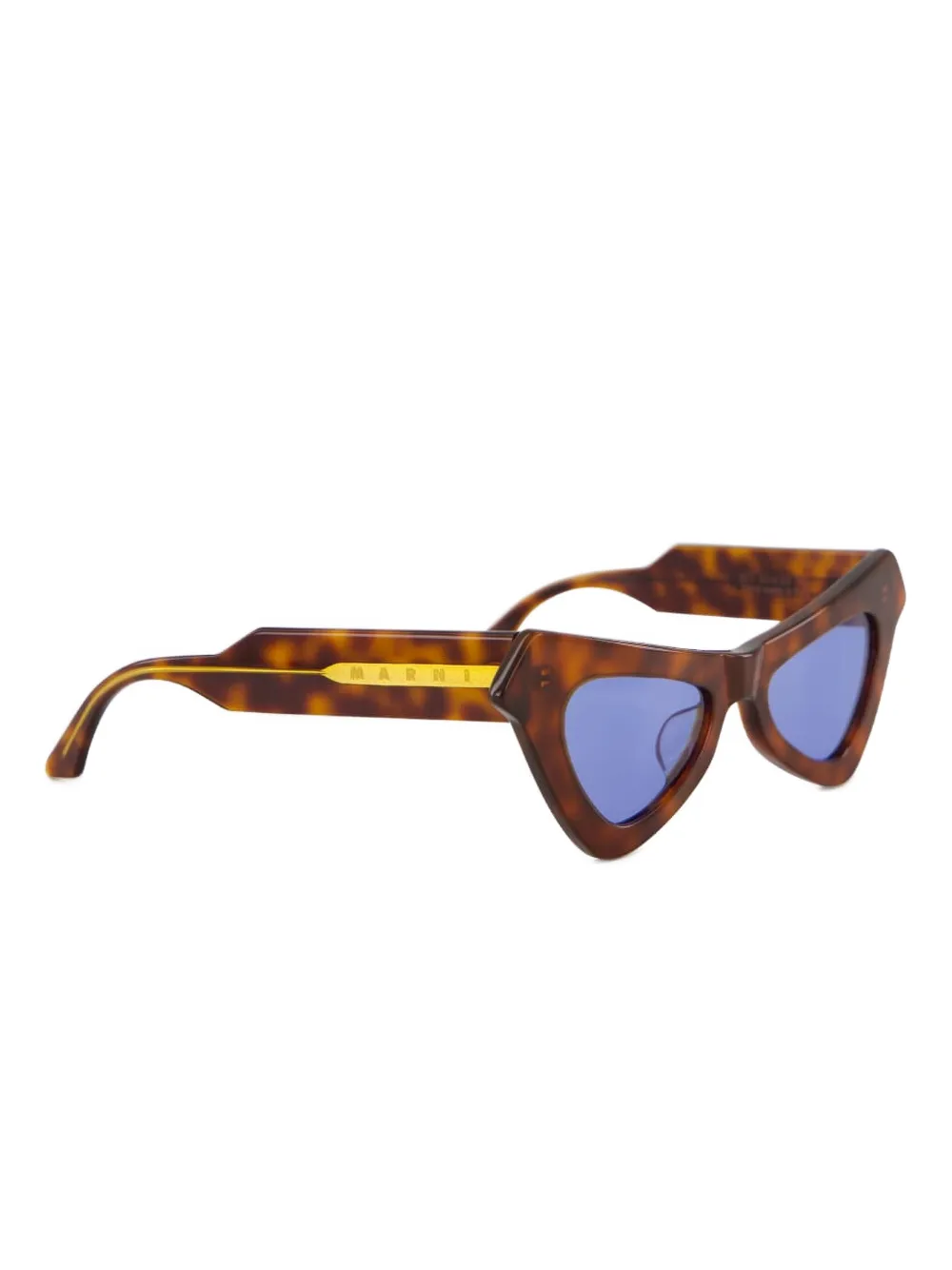 Retrosuperfuture Zonnebril met cat-eye montuur - Bruin