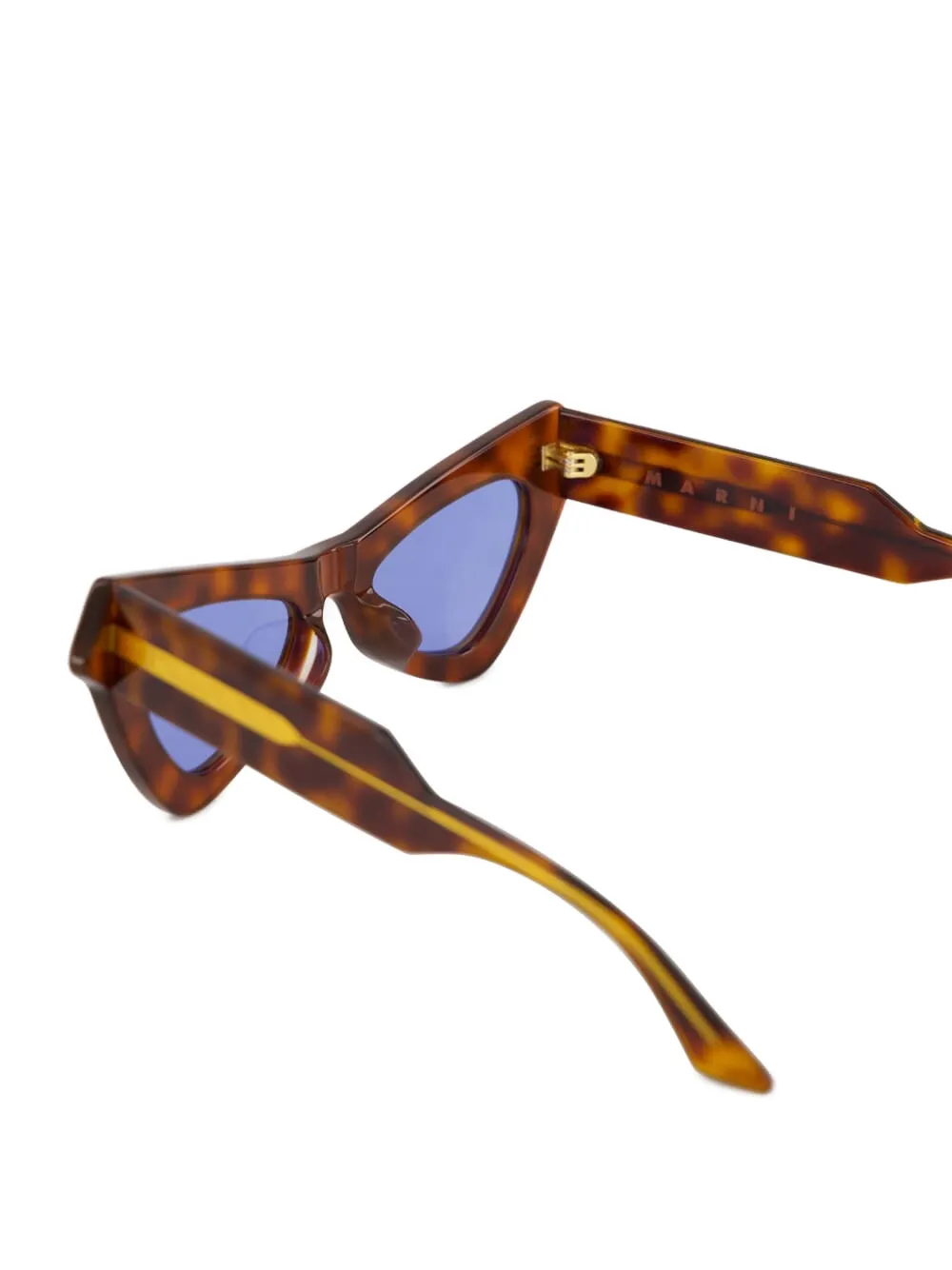 Retrosuperfuture Zonnebril met cat-eye montuur Bruin