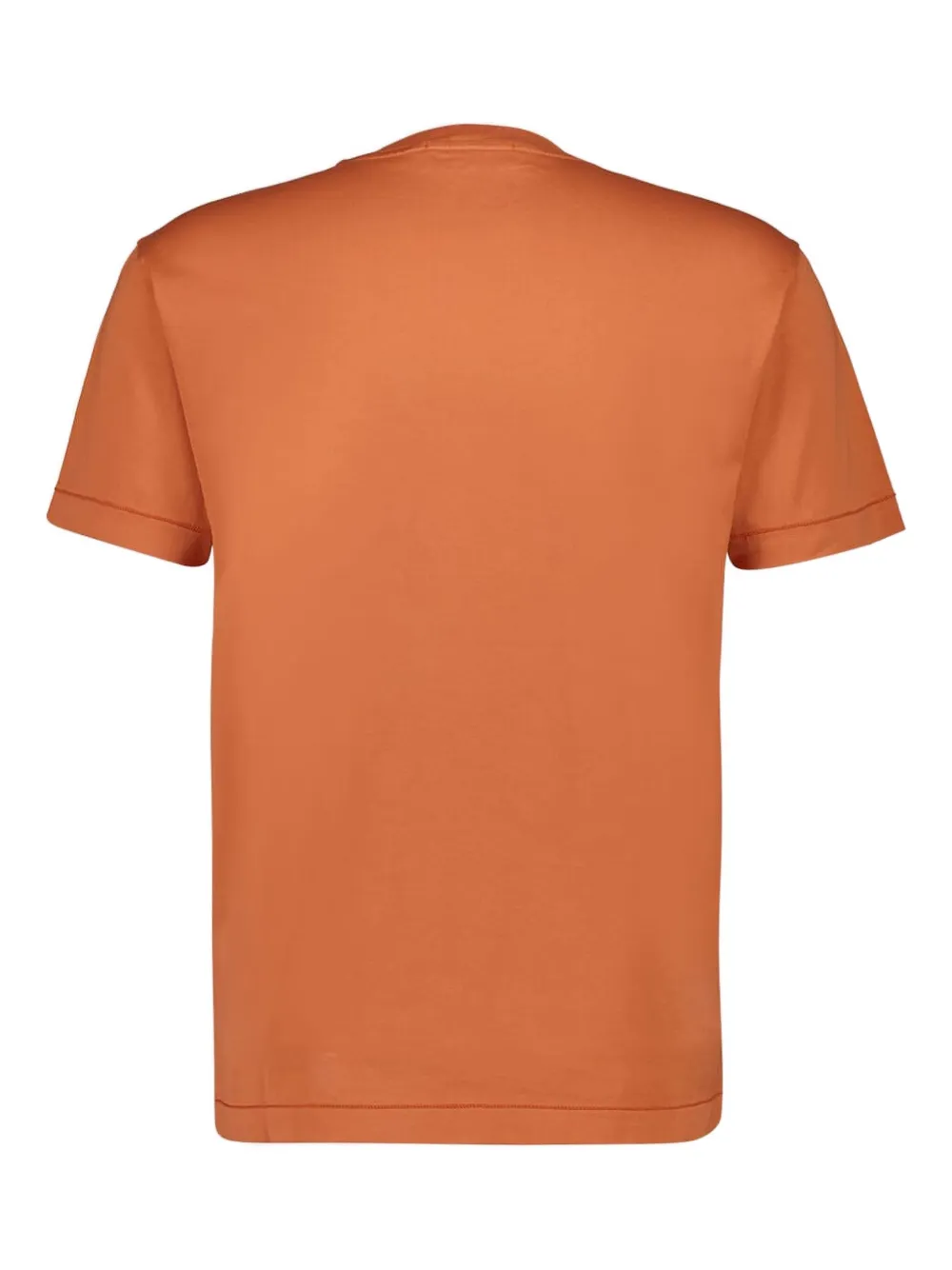 Stone Island logo-patch short-sleeve T-shirt - Oranje