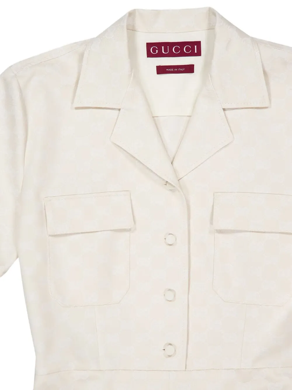 Gucci Gabardine playsuit Beige