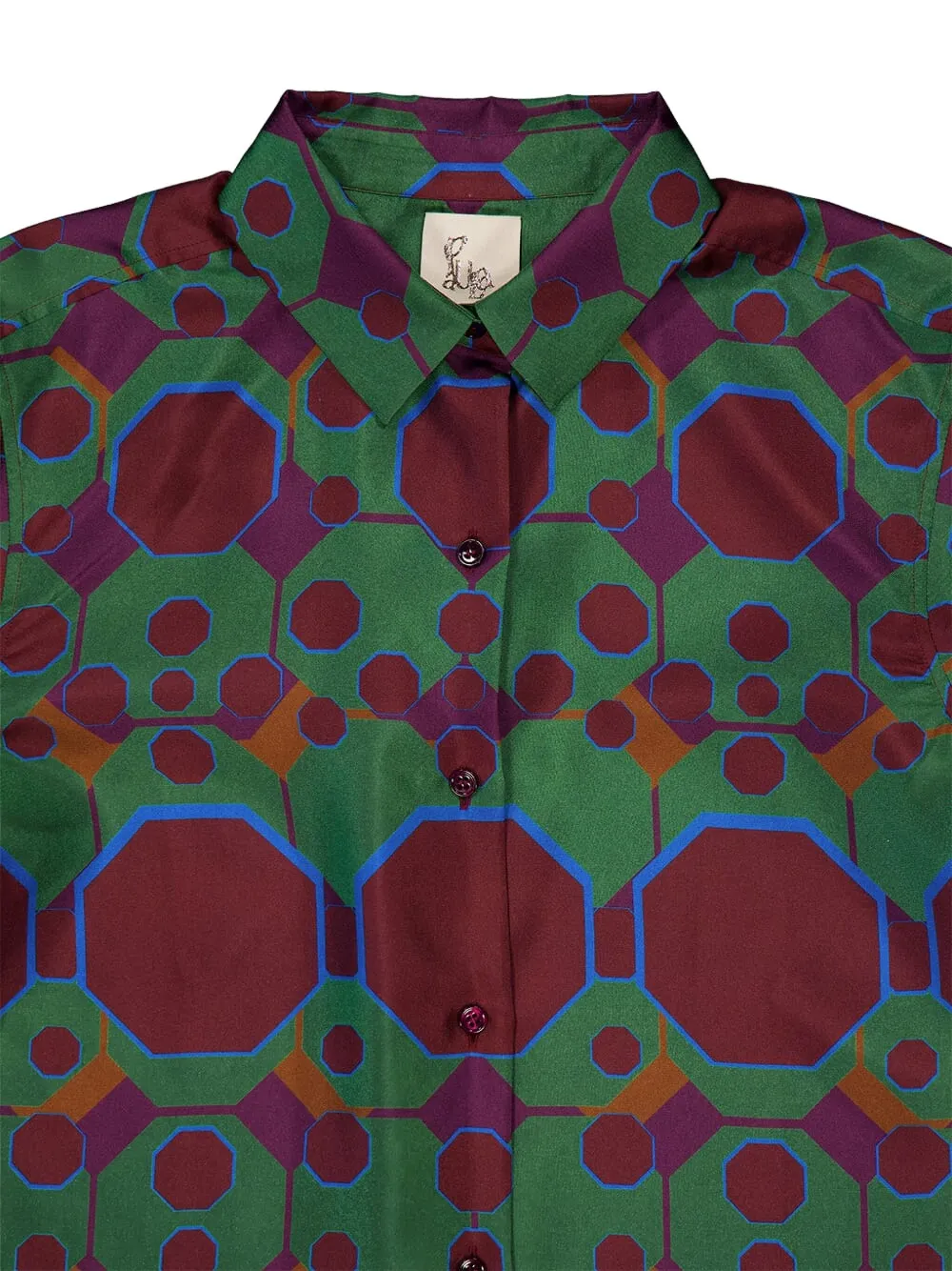 Paula Silk Shirt In Multi