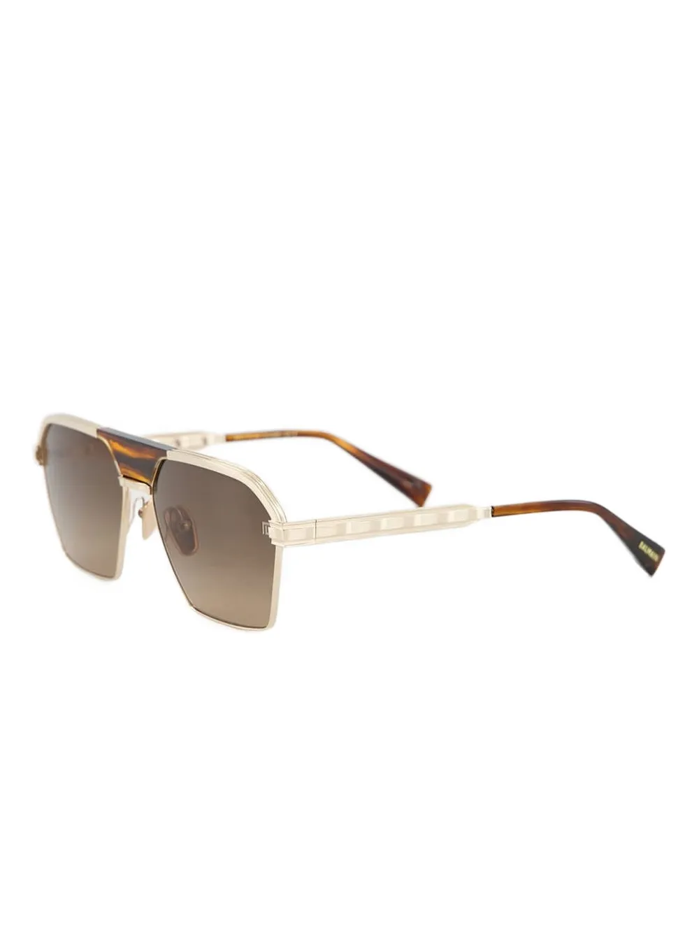 Balmain Sergeant Sunglasses In Gold