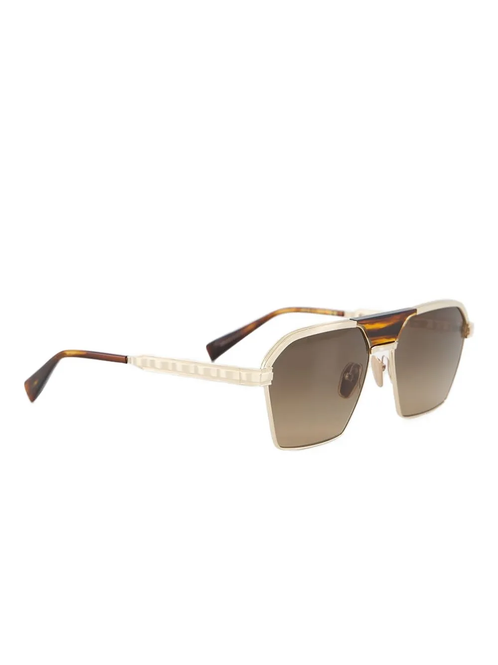 Balmain Eyewear Sergeant zonnebril - Bruin