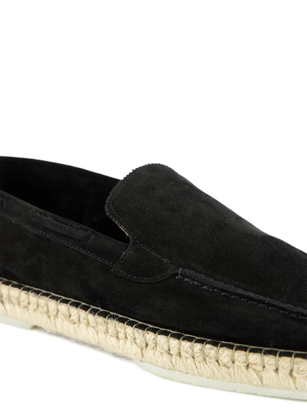 Aurélien Beachside Loafers suede espadrilles Black