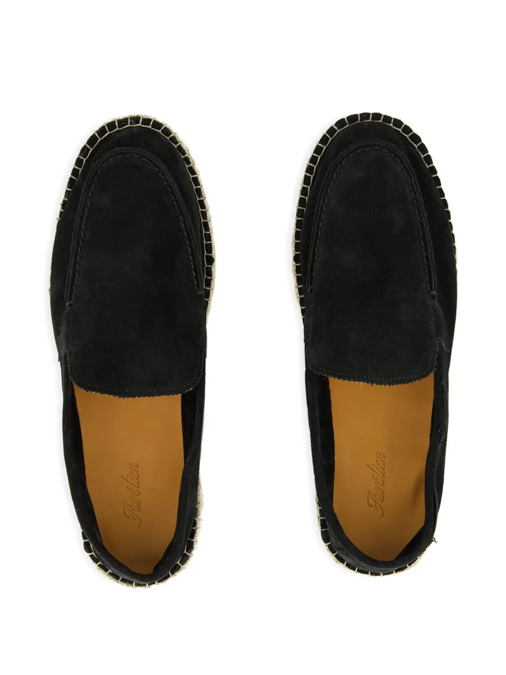 Aurélien Beachside Loafers suede espadrilles Black