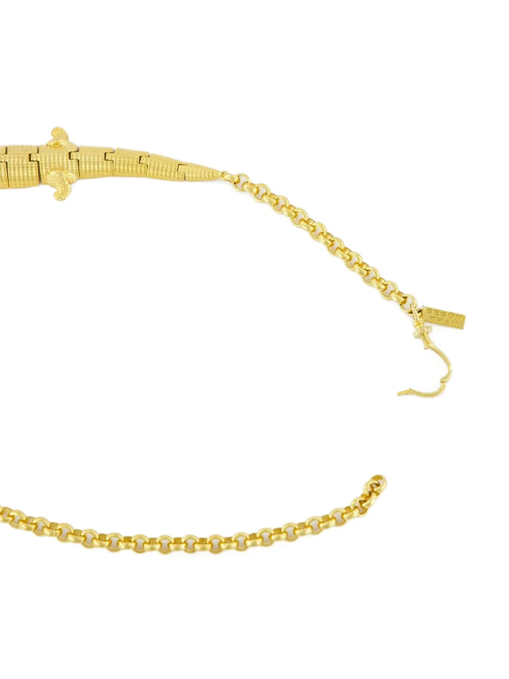  Begüm Khan Crocodile-motif Necklace - Gold 