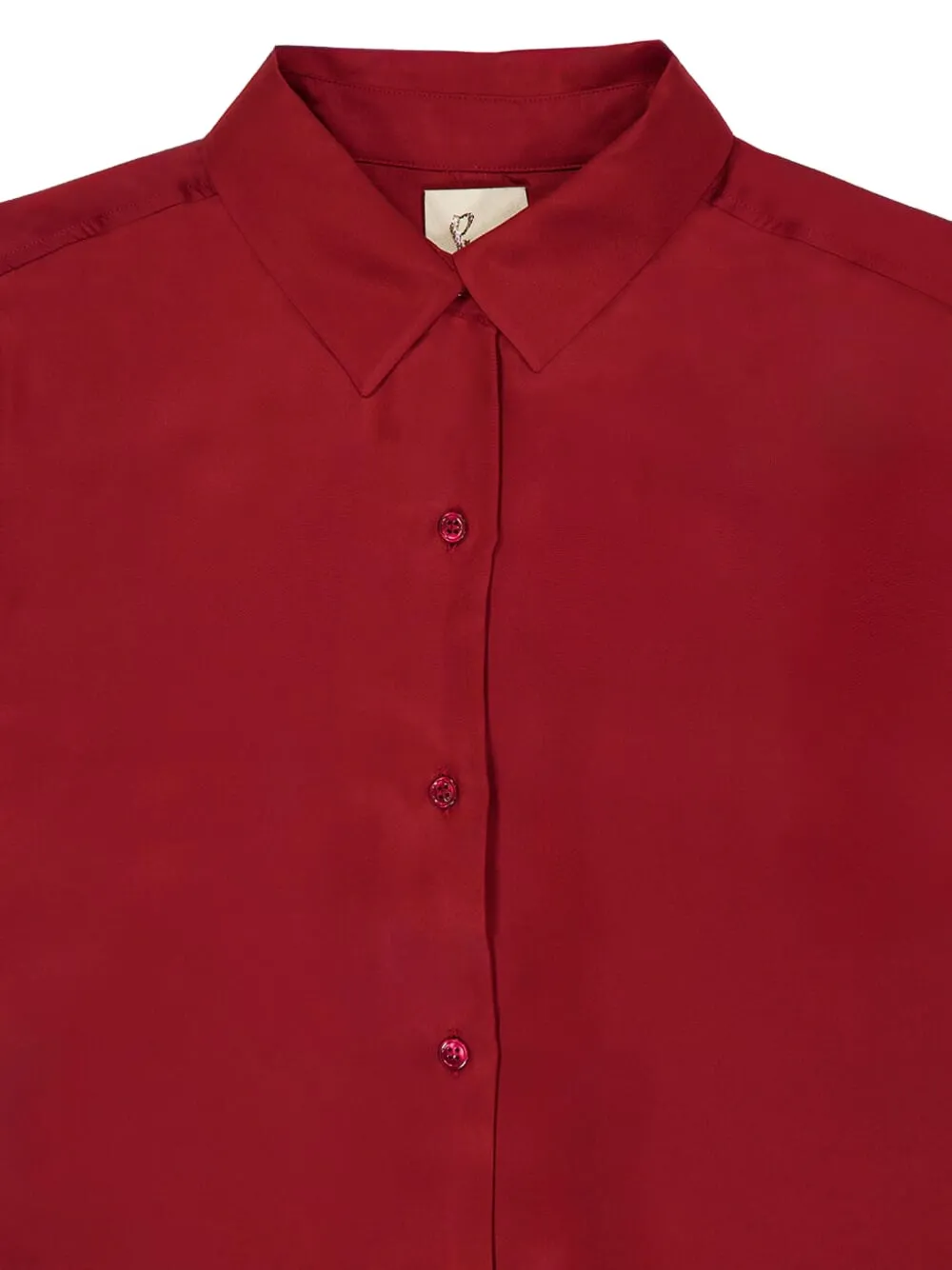 Paula Button-up Shirt In Red