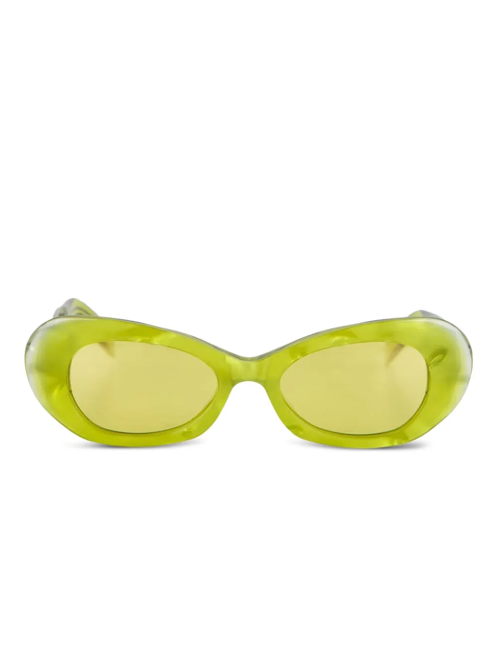 Retrosuperfuture Izipho oval-frame sunglasses | Green | Image 1