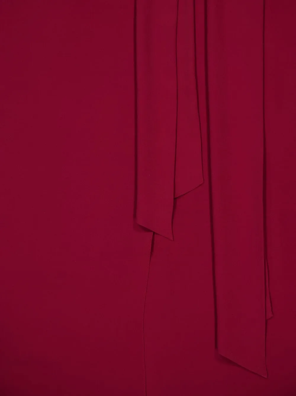 Paula Asymmetric Draped Midi Dress In Pink