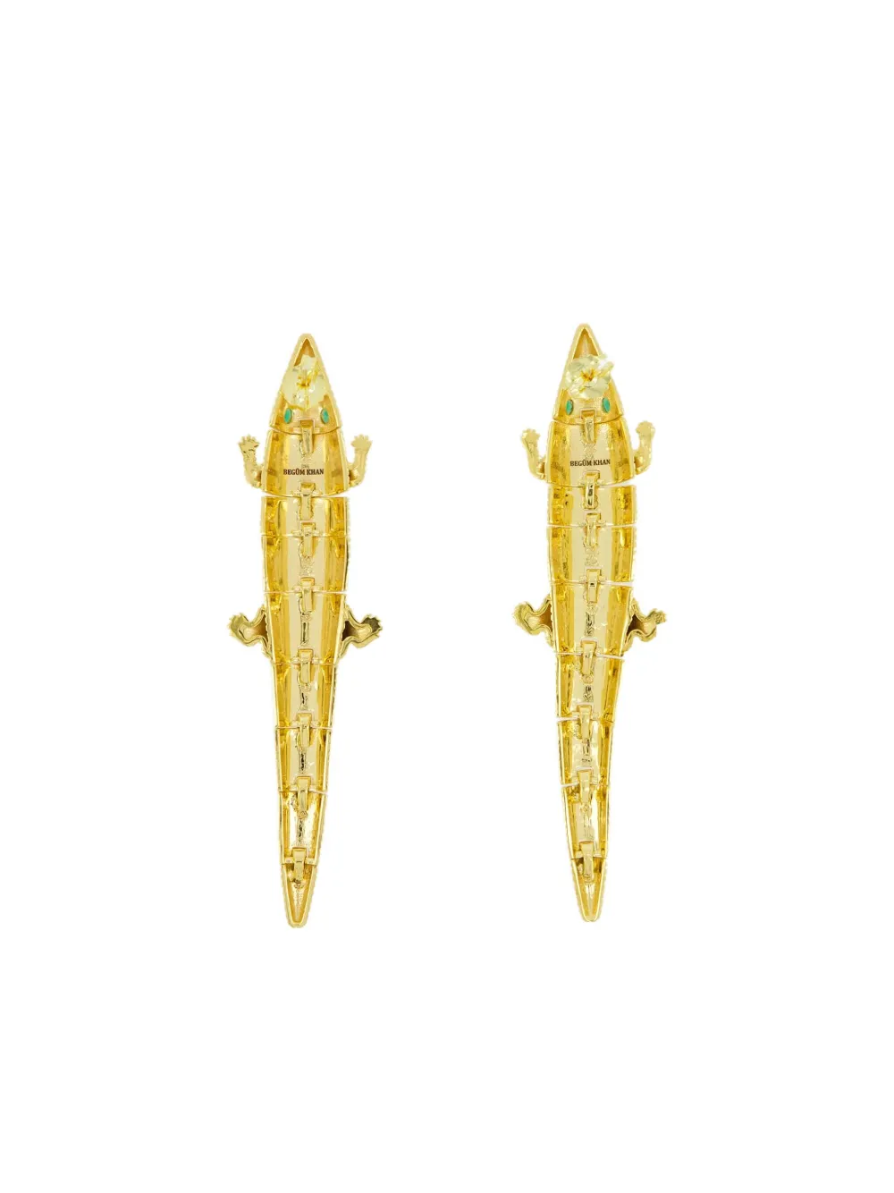 Begüm Khan Alligator Bite oorbellen - Goud