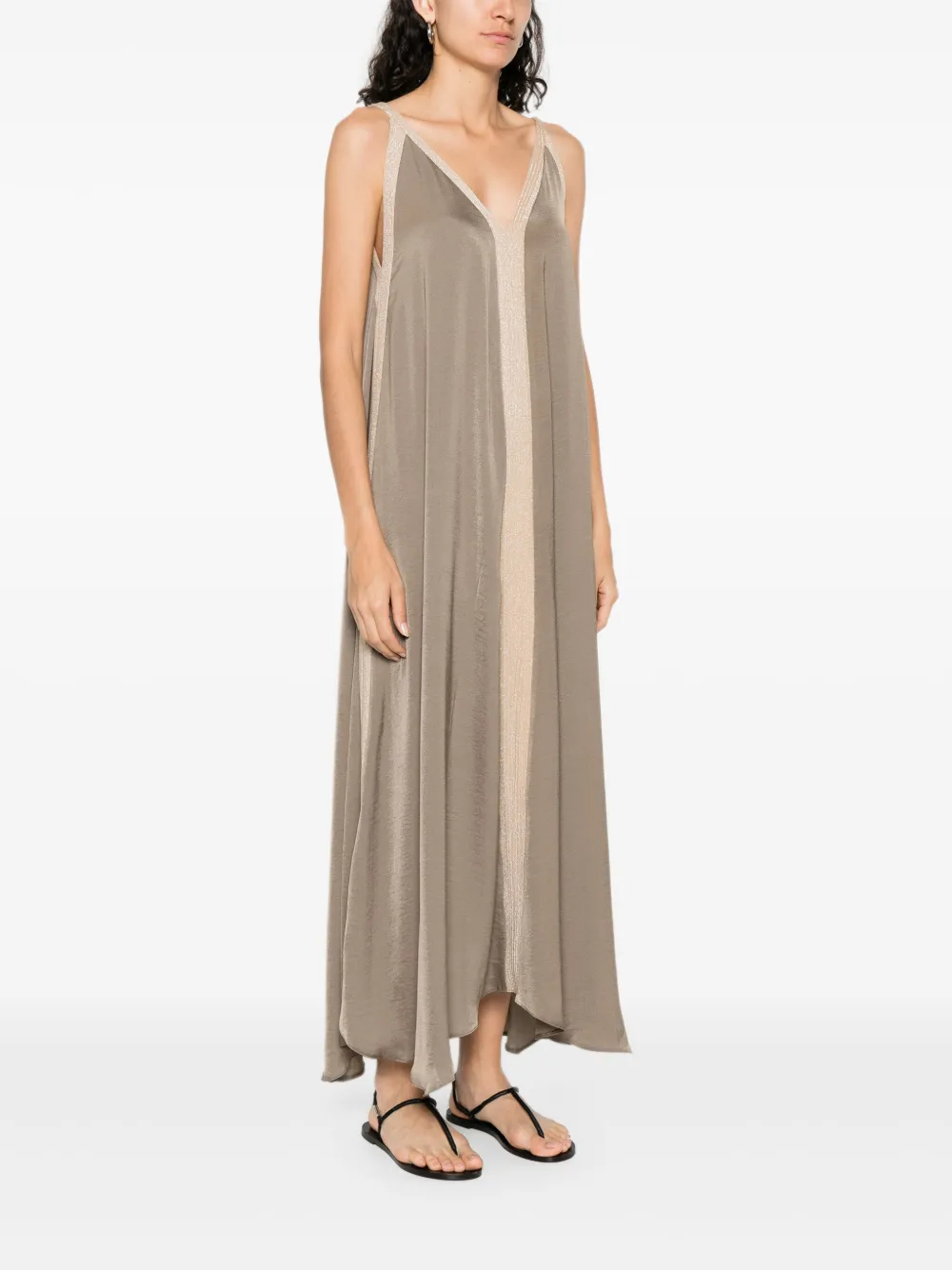MOUTAKI SATIN MIDI DRESS 