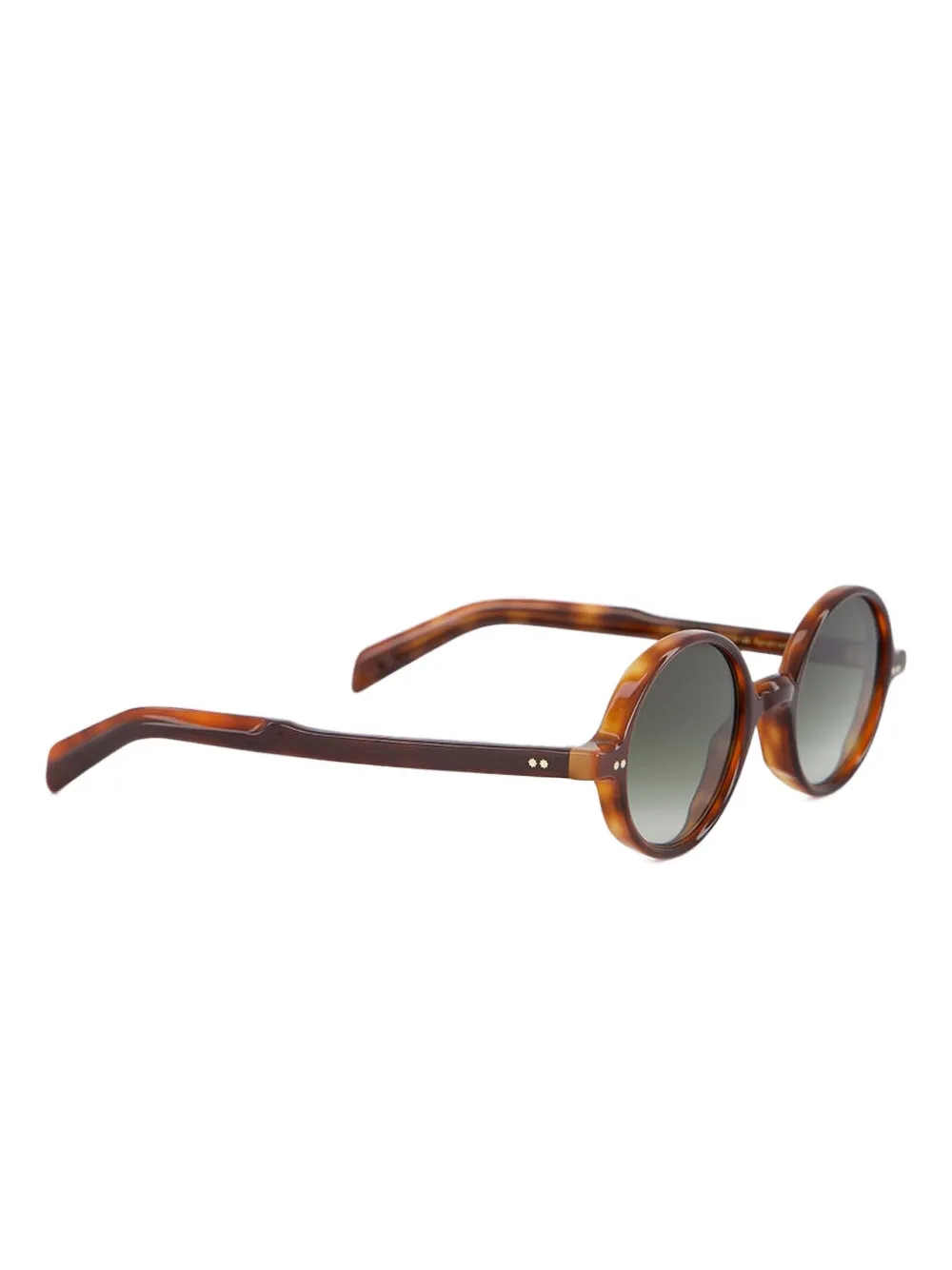 Cutler & Gross Zonnebril met rond montuur Bruin