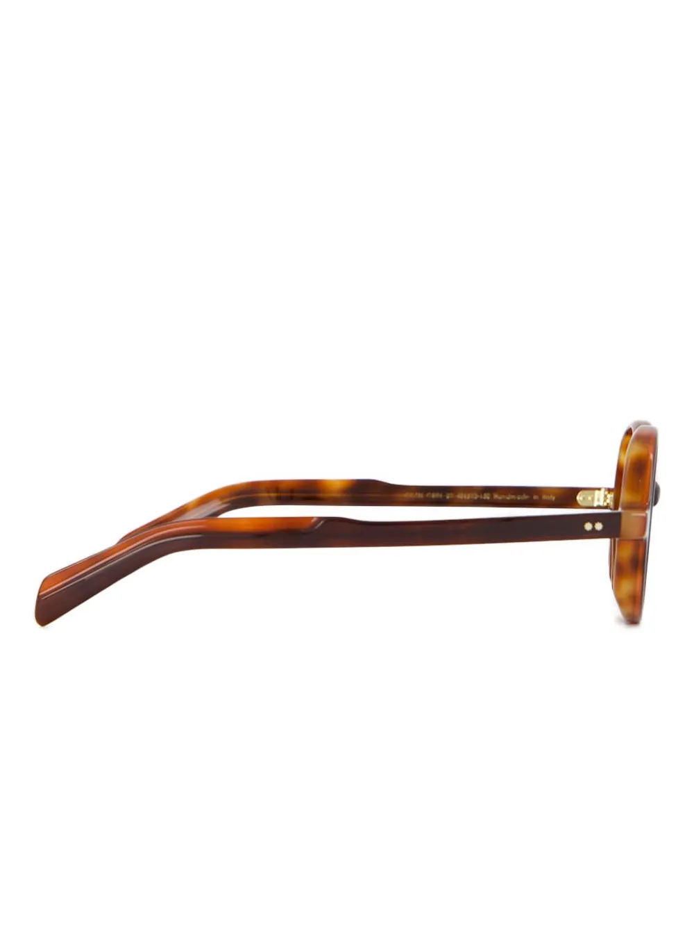 Cutler & Gross Zonnebril met rond montuur Bruin