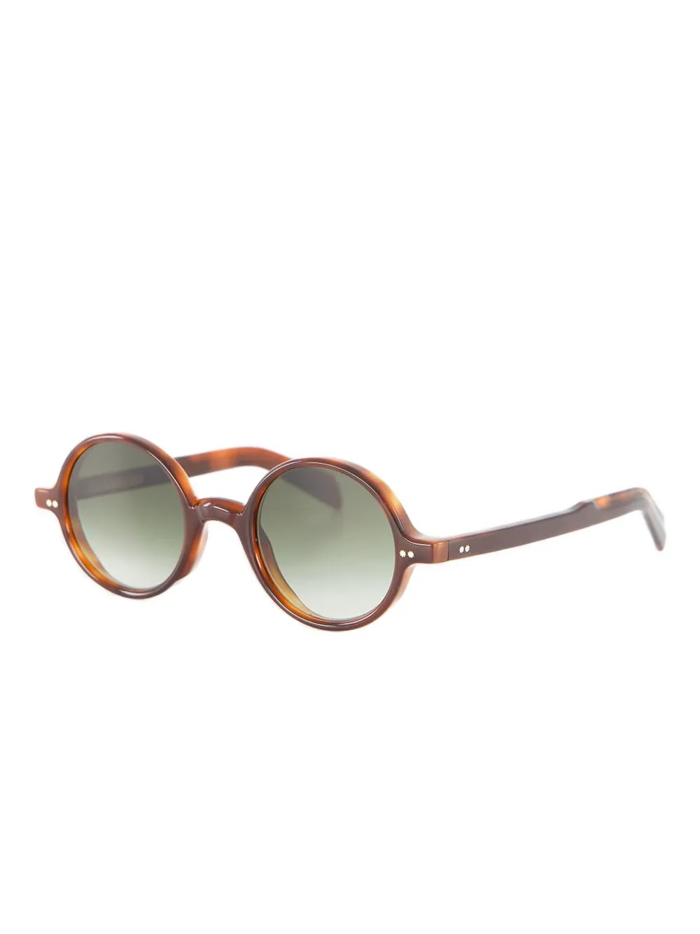 Cutler & Gross Zonnebril met rond montuur - Bruin