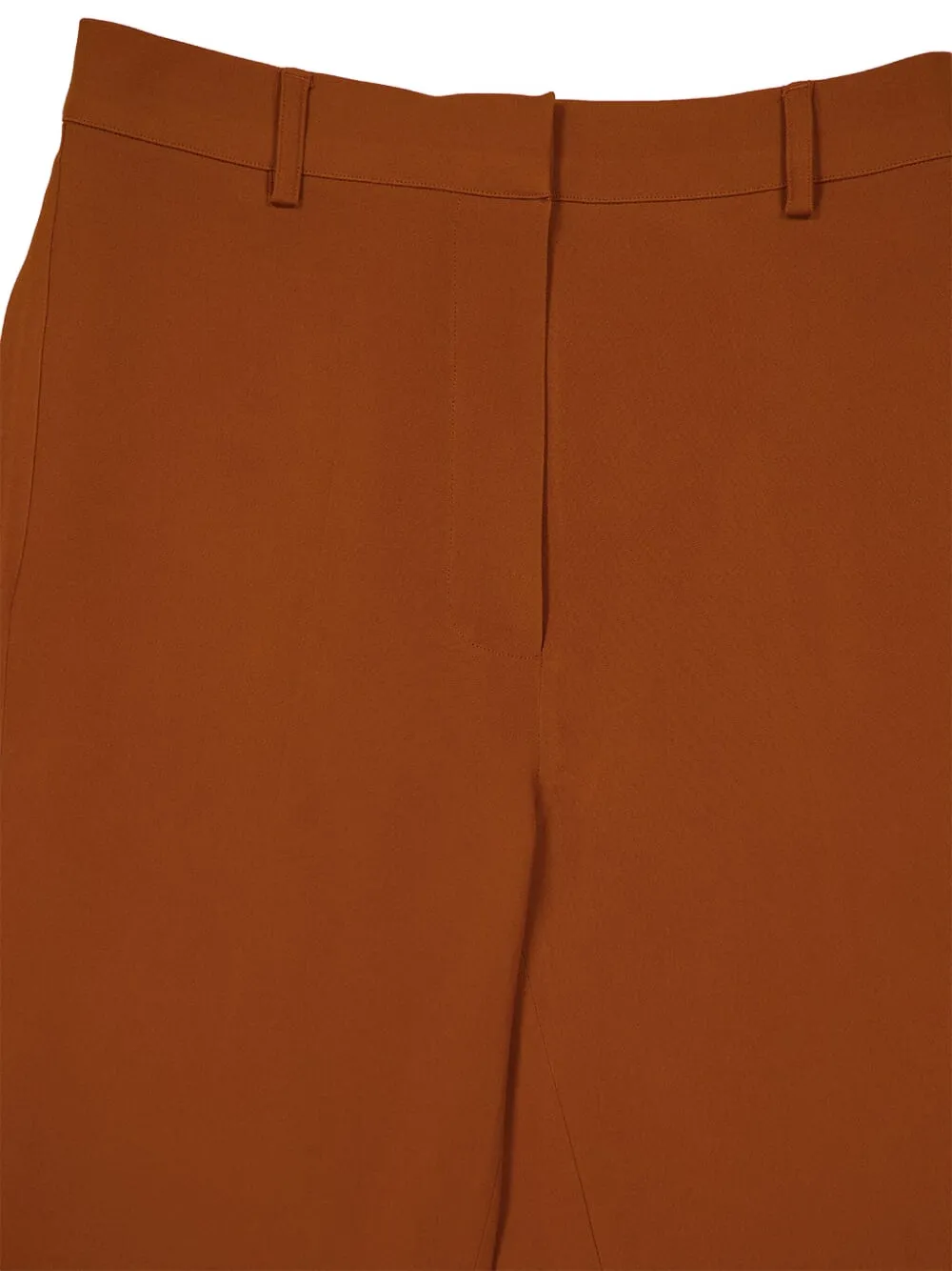  Paula Side-slit Trousers - Brown 