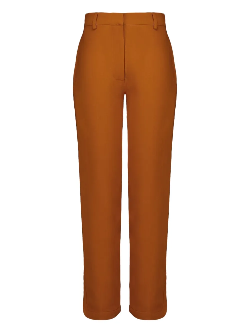 PAULA side-slit trousers | Brown | Image 1