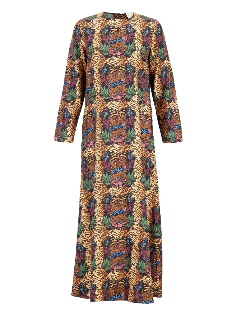 Paula Tiger-print Maxi Dress In Multi