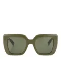 Emmanuelle Khanh Foxy square-frame sunglasses - Green