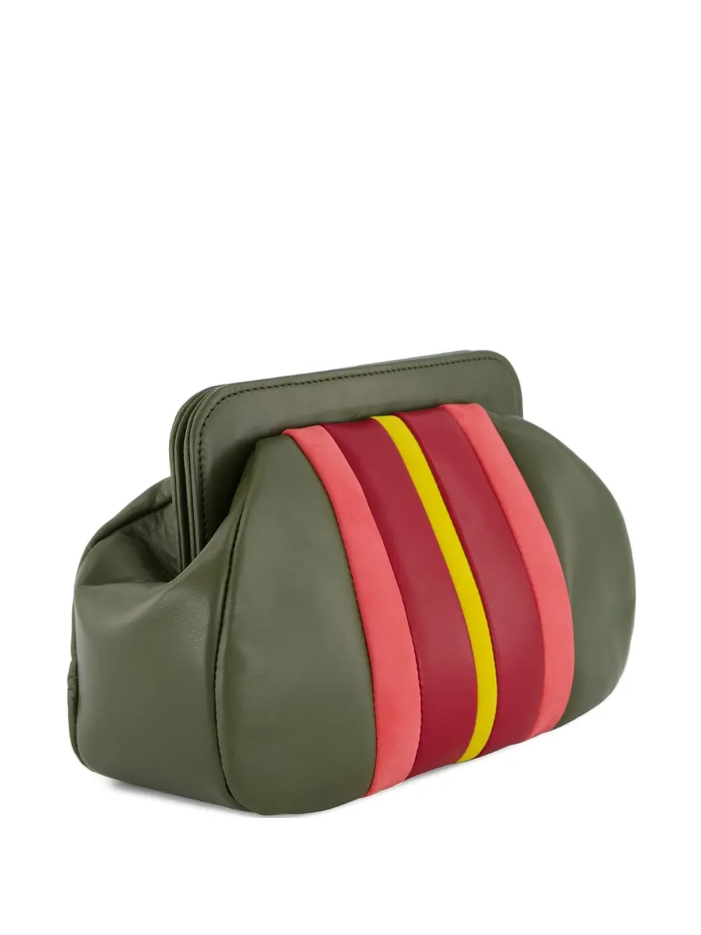 leather clutch bag