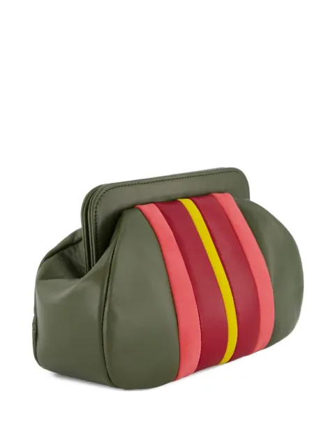 PAULA leather clutch bag