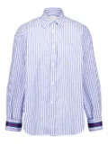 PAULA striped button-up shirt - Blue