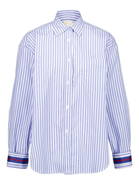 PAULA striped button-up shirt