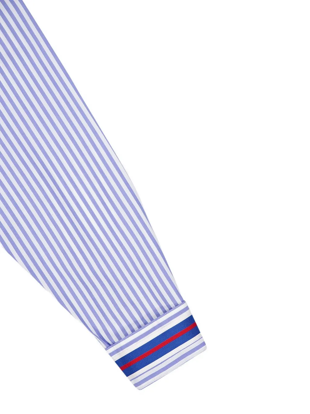 Paula Striped Button-up Shirt In Blue