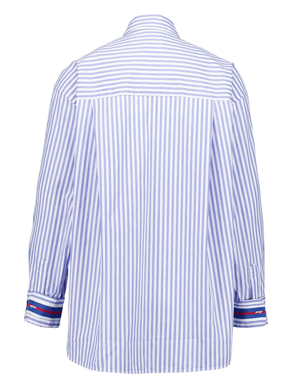 Paula Striped Button-up Shirt In Blue