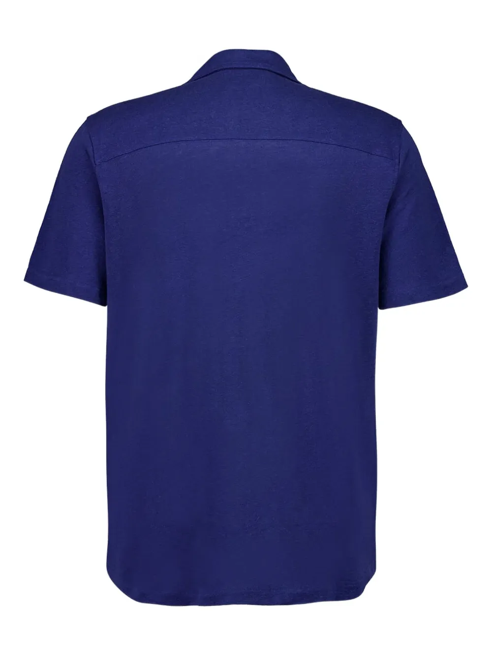 Majestic Filatures short-sleeve button-up shirt - Blauw