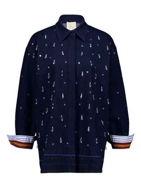 PAULA camisa con lunares bordados