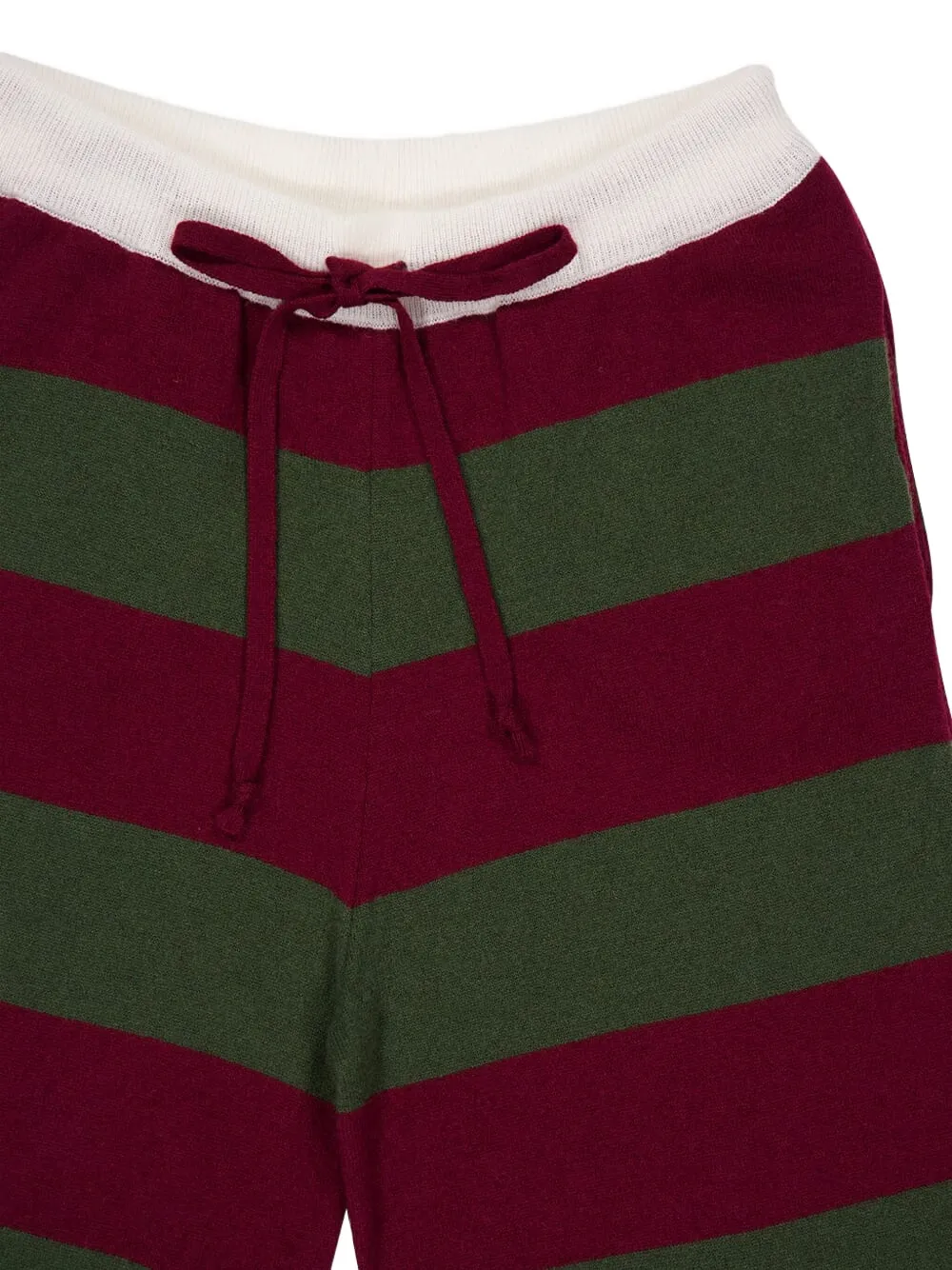 Paula Striped Trousers In Red