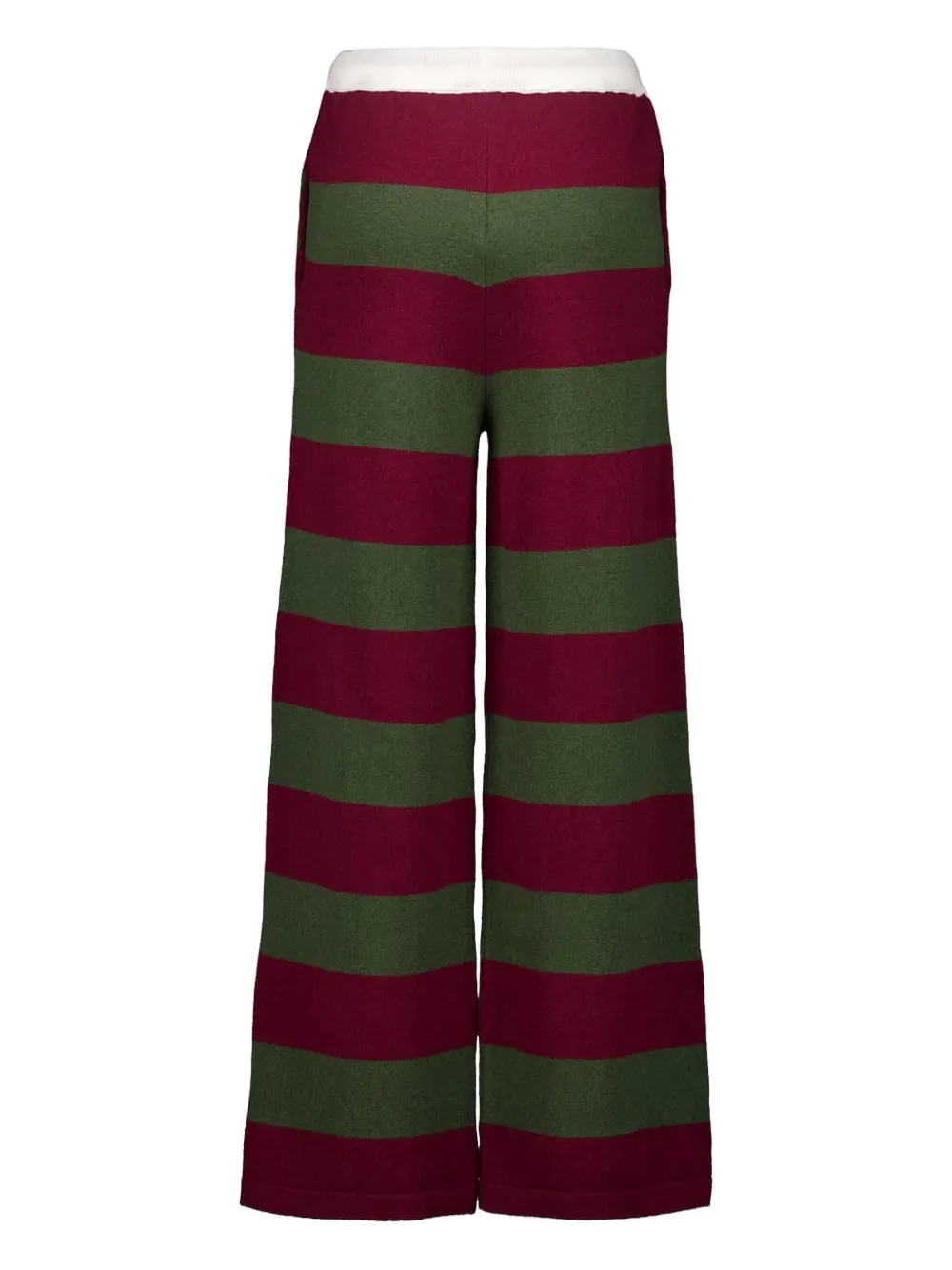 Paula Striped Trousers In Red