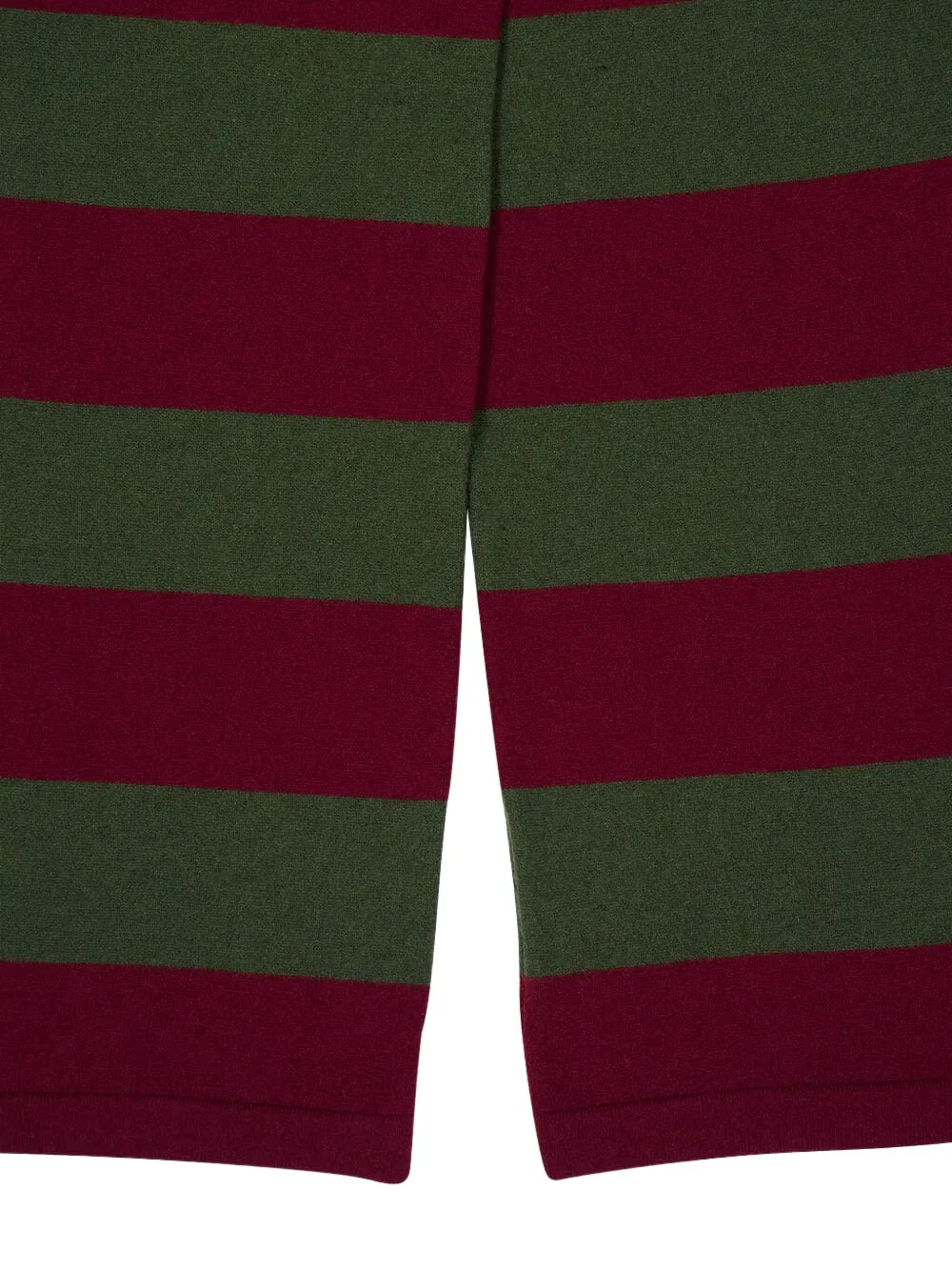 Paula Striped Trousers In Red