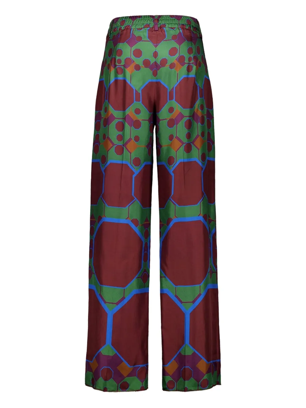 PAULA Broek met print - Groen