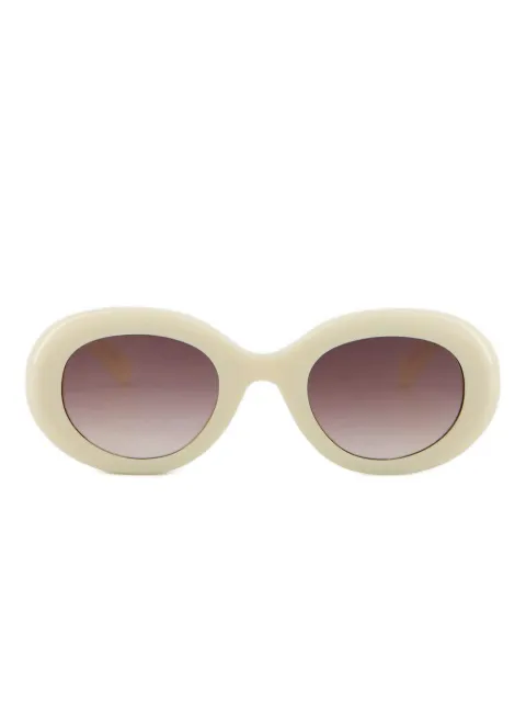 Emmanuelle Khanh lentes de sol con armazón ovalada