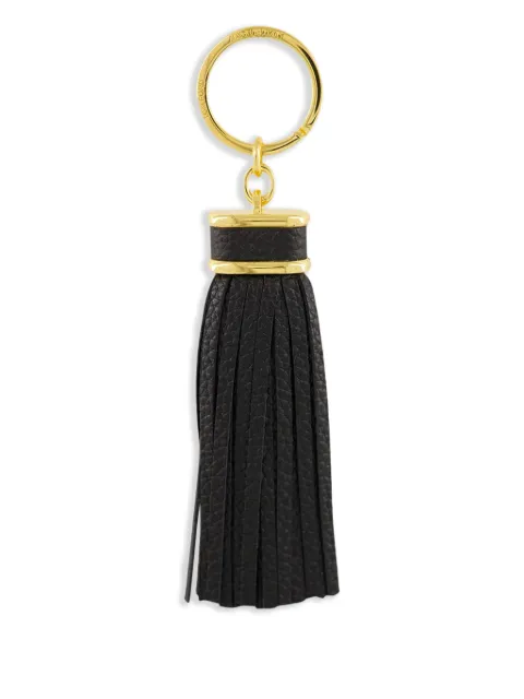 TOM FORD porte-clés en cuir à pompon