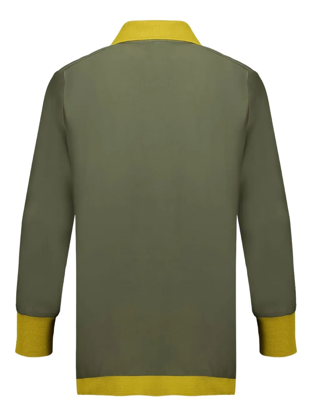 Paula Placket-collar Long-sleeve T-shirt In Multi