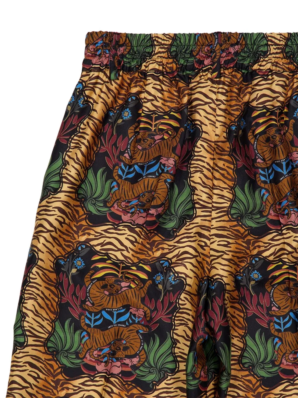 Paula Silk Trousers In Multi