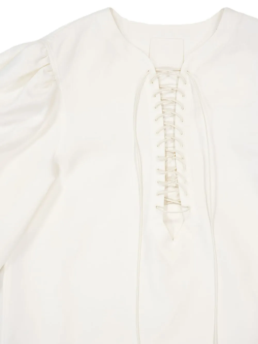 Givenchy Blouse met pofmouwen en veters Wit