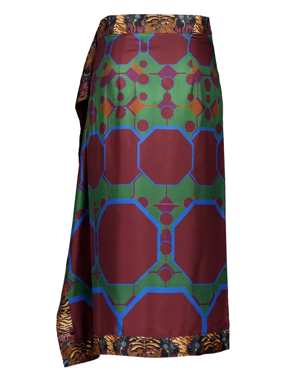 PAULA Rok met print - Rood