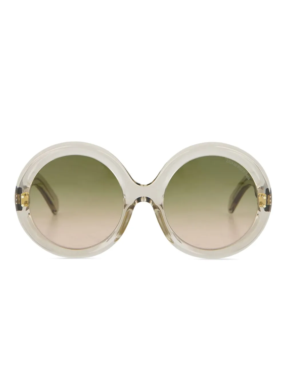 1412 tinted round-frame sunglasses