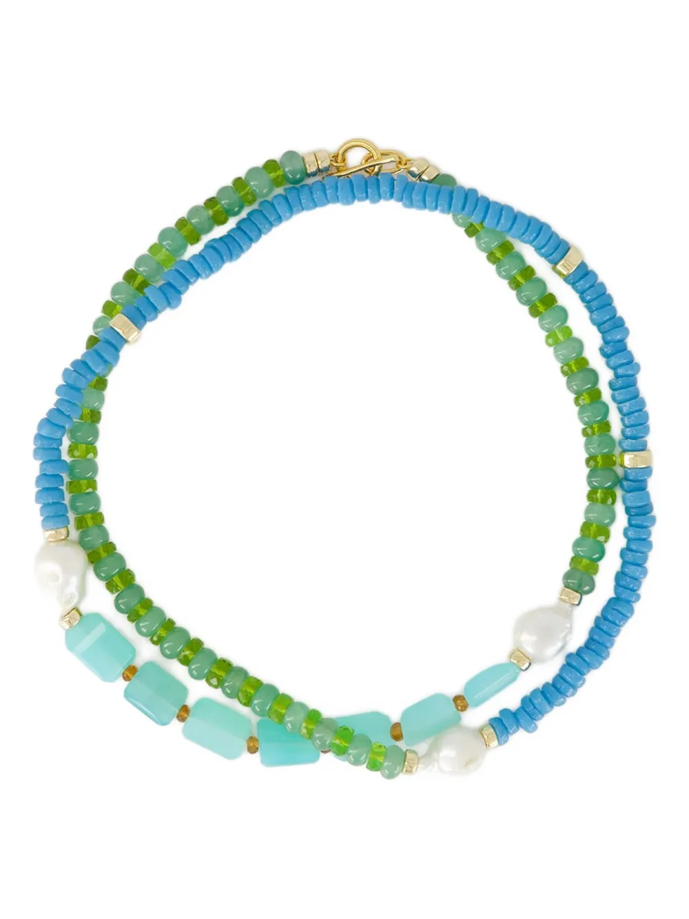 Lizzie Fortunato Collana Cabana con perline - Blu