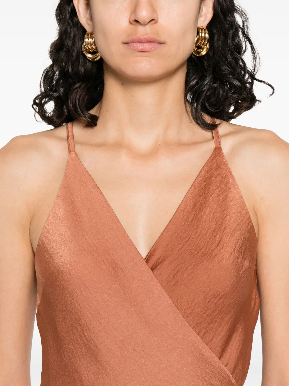 MOUTAKI SATIN MIDI DRESS 