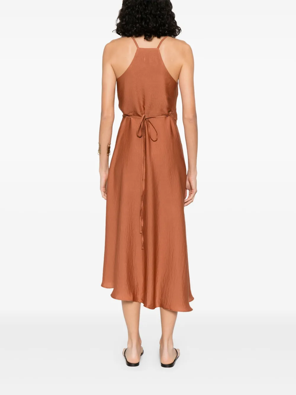MOUTAKI SATIN MIDI DRESS 