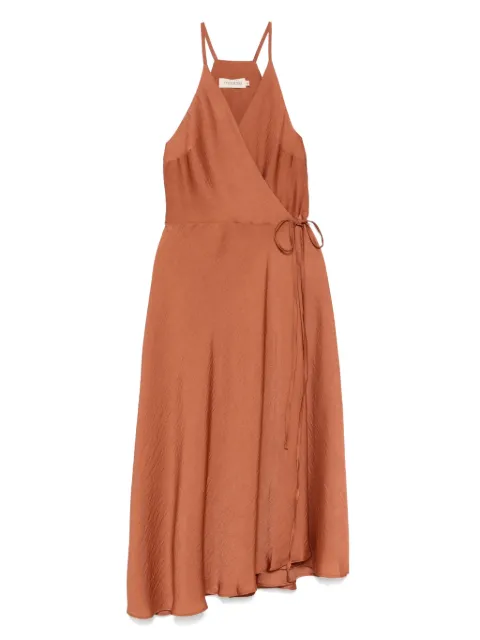MOUTAKI vestido midi de satén