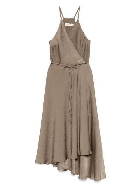 MOUTAKI satin midi dress