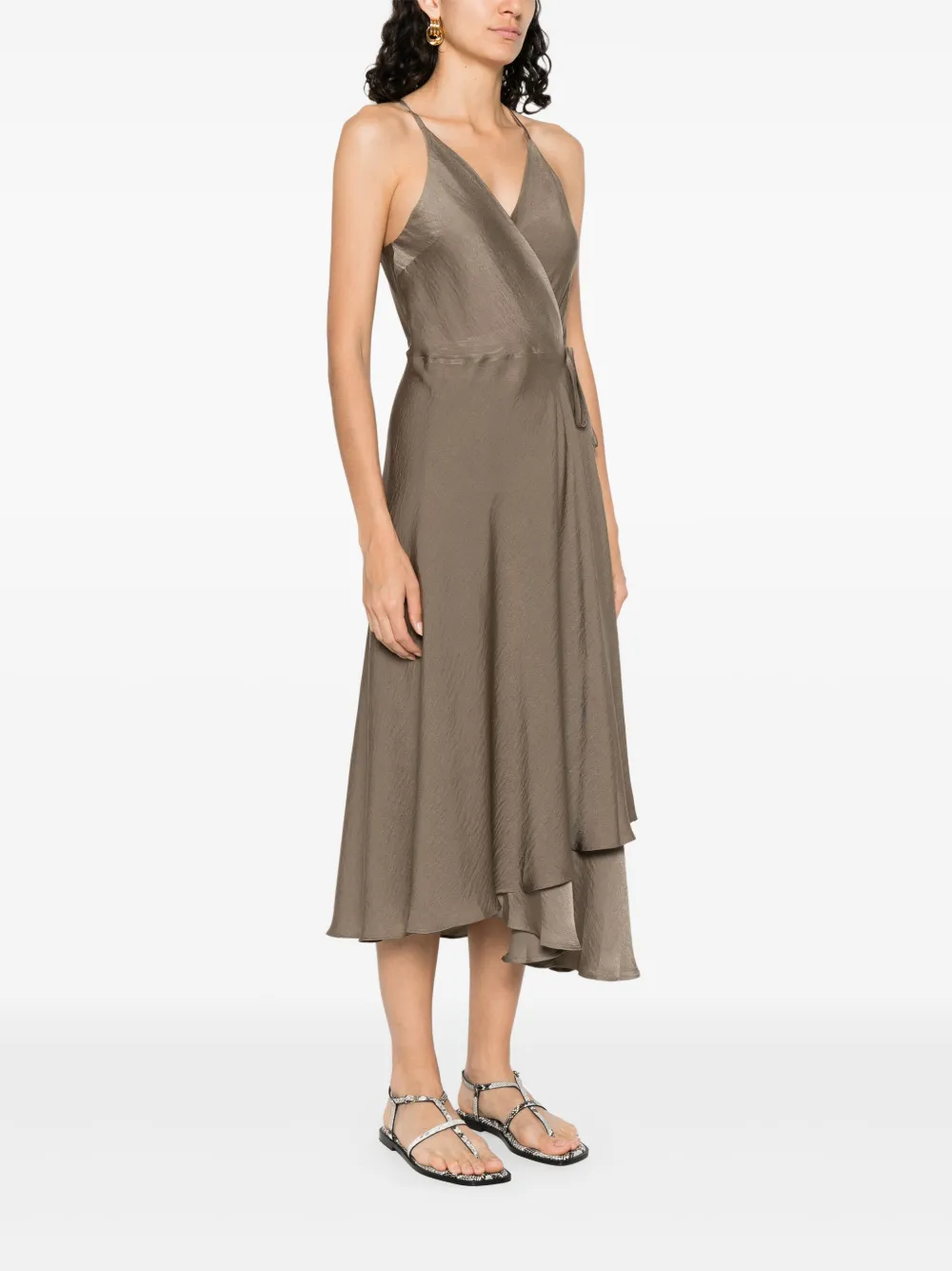 MOUTAKI SATIN MIDI DRESS