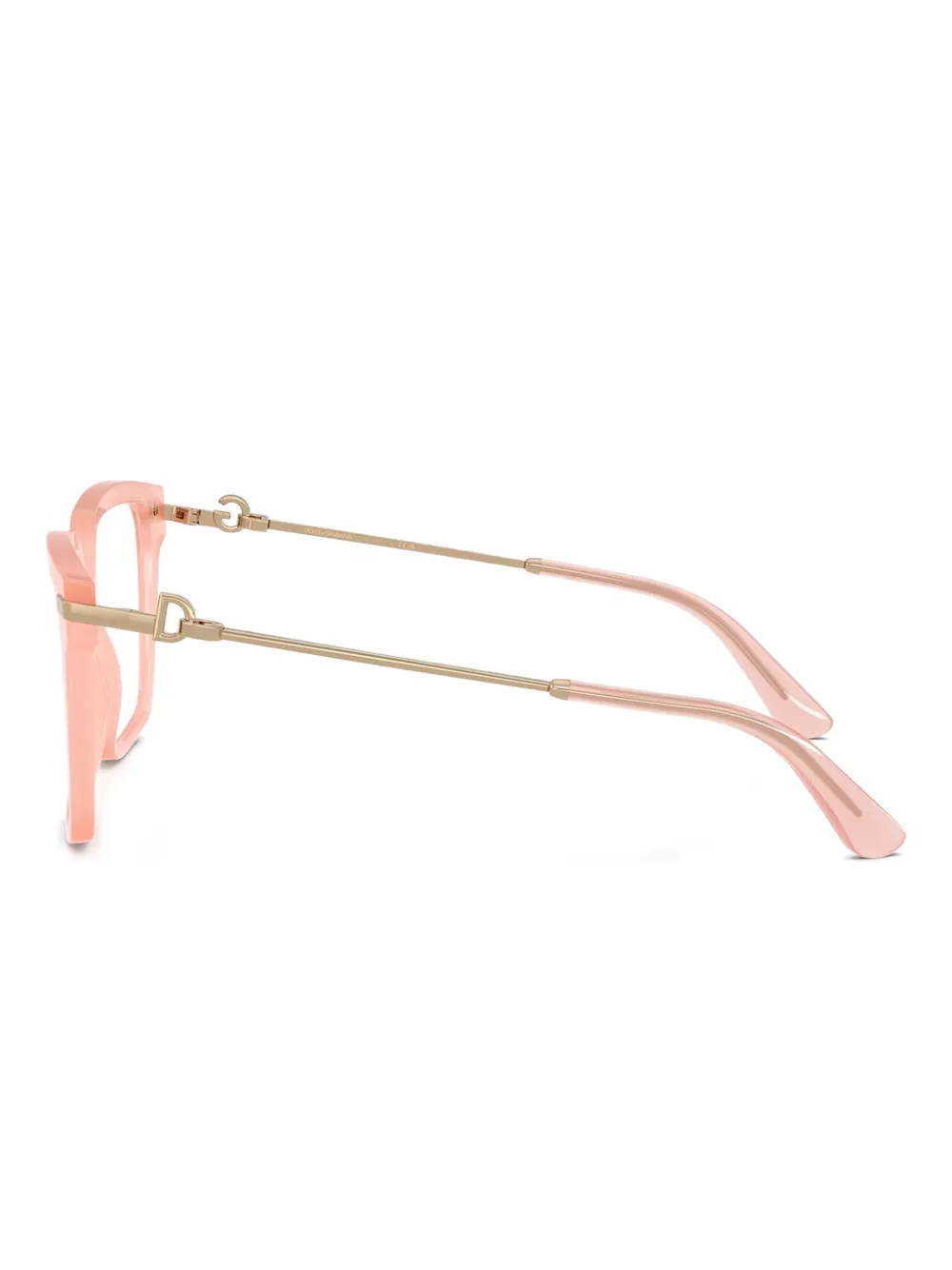 Dolce & Gabbana Eyewear Bril met vierkant montuur Roze