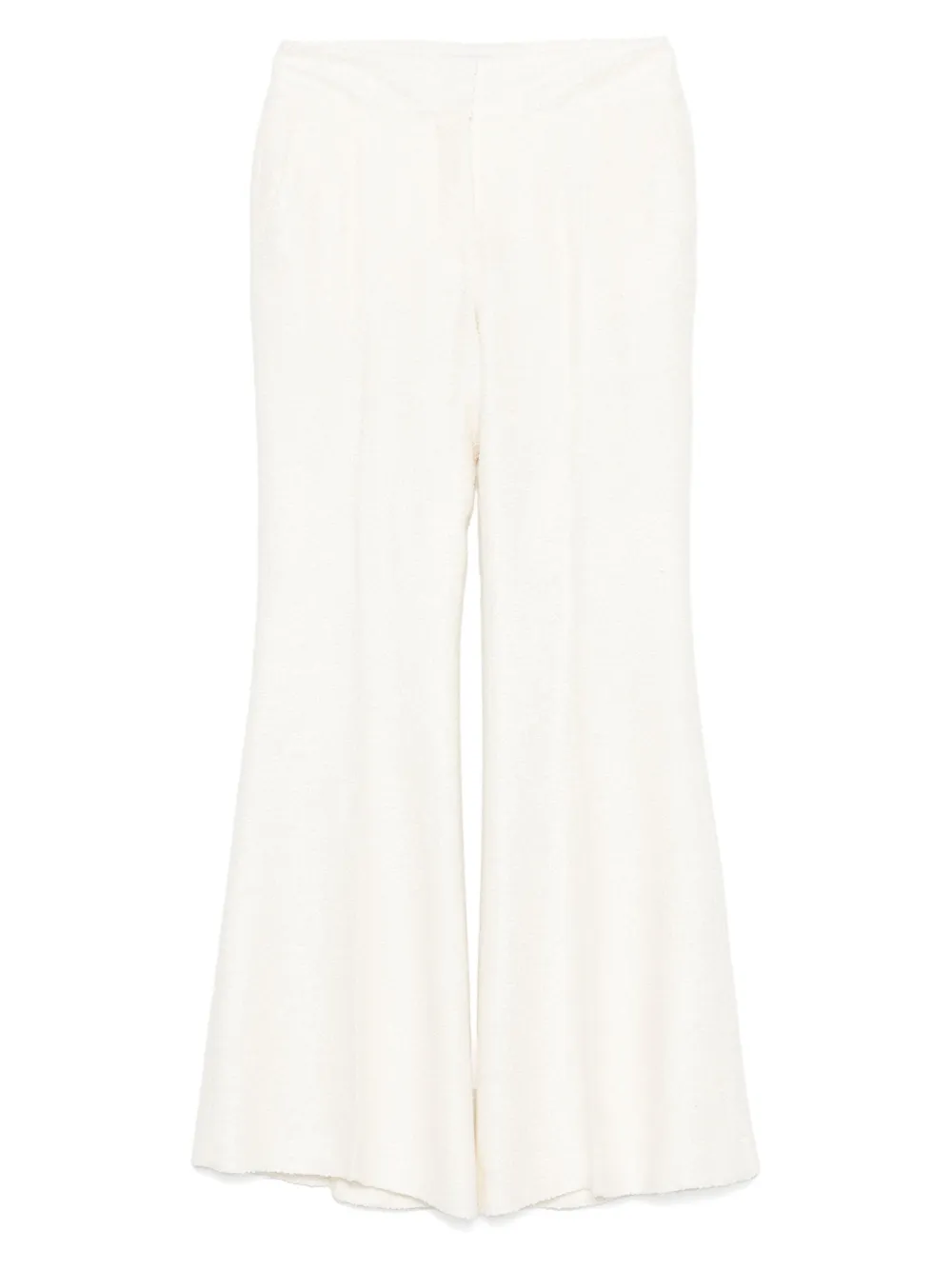 Gabriela Hearst silk flared trousers | Neutrals | Image 1