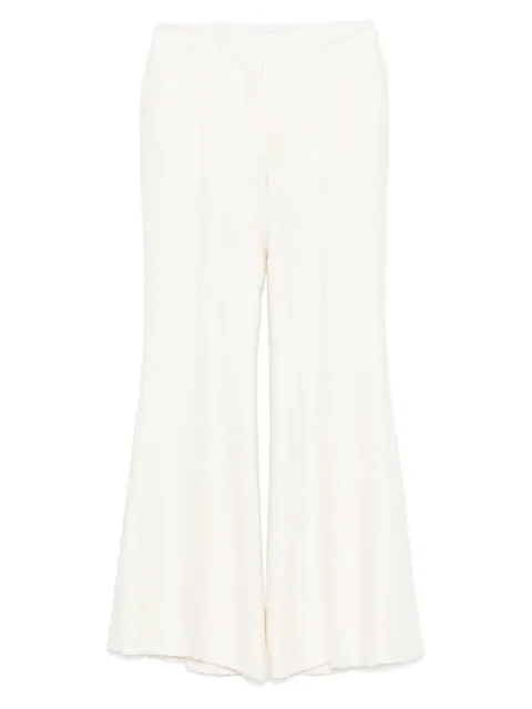 Gabriela Hearst silk flared trousers